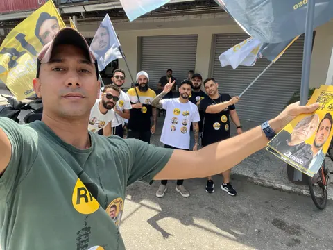 Registro dos participantes durante uma ação de campanha